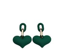 YXWYXWA 3D Love Drop Earrings Women and Girls Heart Earrings Lightweight Statement Earrings Women and Girls Birthday Christmas Jewelry