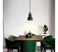 YXWYXWA Bedroom Bedside Light Luxury Long Line Minimalist Northern Europe Marble Restaurant Bay Window Small Hanging Lights Green All Bronze Pendant Lights Interesting