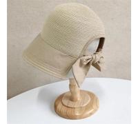 YXWYXWA Big Wide Brim Beach Hat Femmes Back Opening Patchwork Chapeaux Summer Alivable Bow Sun Hat Vacation Beach Hat