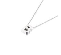 YXWYXWA Bijoux de la Femme - Chaîne de chaînes en Acier Inoxydable avec Initial, Pendentif Cable charnière à tête de Baleine, Cadeau de fête d'anniversaire pour Femmes