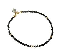 YXWYXWA Bracelet Feng Shui White Crystal Wealth Bracelet 1Pc Round Beads Reiki Crystal Bracelet Spiritual Chakra Bracelet Amulet Lucky Adjustable Ward Off Evil Bracelet Women Men,Black