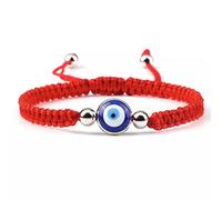 YXWYXWA Bracelet Handmade Evil Eye Braided Bracelets Adjustable String Amulet Bracelet Prayer Lucky Bangles for Women Girls Men Protection Jewelry