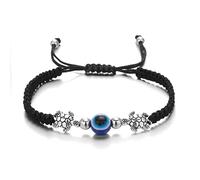 YXWYXWA Bracelet Handmade String Evil Eye Bracelet for Women Men Girls Lucky Braided Black Red String Bracelet Friendship Wish Gift Jewelry