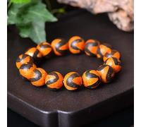 YXWYXWA Bracelet Natural Agate Breded Bracelet, Feng Shui Bracelet, Bracelet d'amulette, Attirer de l'argent de la Richesse Bonne Chance, Bracelet de Perles DZI de Style tibétain, Cadeaux de