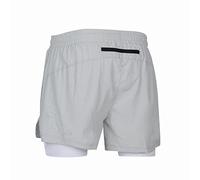 YXWYXWA Breathable Men Running Shorts 2 in 1 Sports Tights Jogging Fitness Shorts Training Quick Dry Gym Shorts