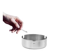 YXWYXWA Cendrier en Acier Inoxydable, 8 cm, Lot de 15, Plateau de Table, Argent