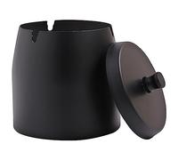 YXWYXWA Cendrier Extra Large avec Couvercle pour Cigarettes, en Acier Inoxydable, sans fumée, sans Odeur, Coupe-Vent, pour la Maison, Le Bureau, la Table, l'extérieur, Le Patio, Le Balcon