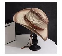 YXWYXWA Chapeau de Soleil d'été Chatle de Soleil Pliable de la Plage du Cowboy Big Brim Hat