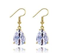 YXWYXWA Color Red Ruby Gemstone Women's Drop Earrings Earrings for Women 10x14mm Party Wedding Presents
