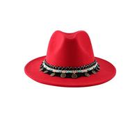 YXWYXWA Fashion All-Match Ethnic Style Woolen Hat Autumn and Winter Warm Jazz Hat Women