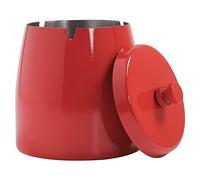 YXWYXWA Grand cendrier avec Couvercle pour Cigarettes, cendrier Coupe-Vent sans Odeur sans fumée en Acier Inoxydable pour Table de Bureau à Domicile, Patio extérieur, Balcon extérieur