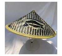YXWYXWA Handmade Weave Straw Hat Chinese Retro Style Fisherman Rattan