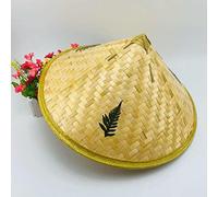 YXWYXWA Handmade Weave Straw Hat Chinese Retro Style Fisherman Rattan