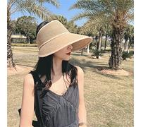 YXWYXWA Holiday Leisure Hat Empty Top Hat Summer Shade Seaside Big Brim Sunscreen Hat