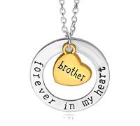 YXWYXWA Je t'aime pour Toujours dans Mon Coeur Famille Papa Maman Fille sœur Tante Collier chaîne créative Femmes joelry Accessoires Pendentif