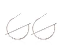 YXWYXWA Jewellery Jewellery for Women Silver Earrings, Fashion Statement Earrings Large Geometric Round Earrings for Women Hanging Dangle Earrings Ear Roel Ear Ears Jeweller for Women