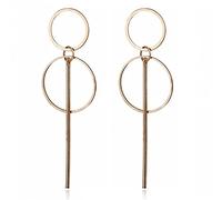 YXWYXWA Jewellery Jewellery for Women Silver Earrings, Fashion Statement Earrings Large Geometric Round Earrings for Women Hanging Dangle Earrings Ear Roel Ear Ears Jeweller for Women