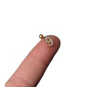 YXWYXWA Jewelry for Women Women Silver Earrings, 1Piece Number Copper Personality Stud Earrings Charm Classic Trendy Unisex Piercing Jewelry Birthday Gifts for Girlfriend, Wife, Sister, Daughter,