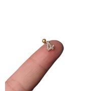 YXWYXWA Jewelry for Women Women Silver Earrings, 1Piece Number Copper Personality Stud Earrings Charm Classic Trendy Unisex Piercing Jewelry Birthday Gifts for Girlfriend, Wife, Sister, Daughter,