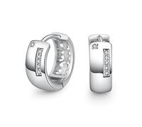 YXWYXWA Jewelry for Women Women Silver Earrings, 925 Sterling Silver Hoop Rhinestone Men Earrings Bow Star Leaf Butterfly Heart Crystal Geometry Charming Gifts for Girlfriend, Wife, Sister,