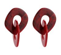 YXWYXWA Jewelry for Women Women Silver Earrings, Big Irregular Hyperbole Acetic Acid Women Drop Earrings Marble Pattern Abstract Jewelry Accessories for Party Bijoux Gifts for Girlfriend, Wife,