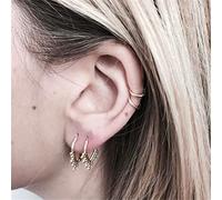 YXWYXWA Jewelry for Women Women Silver Earrings, Bohemia Star Moon Crystal Geometric Round Women Set Stud Earrings Charming Female Birthday Party Jewelry Brincos Gifts for Girlfriend, Wife, Sister,