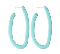 YXWYXWA Jewelry for Women Women Silver Earrings, Candy Colorful Hyperbole Geometric Drop Earrings Wild Fashion Women Party Jewelry Bijoux for Summer Gifts for Girlfriend, Wife, Sister, Daughter,