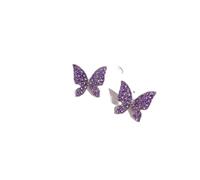YXWYXWA Jewelry for Women Women Silver Earrings, Cute Bowknot Crystal Stud Earrings for Women Gold Color Korean Fashion Jewelry Trendy Accessories Girls Earring Gifts for Girlfriend, Wife, Sister,