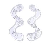 YXWYXWA Jewelry for Women Women Silver Earrings, Exquisited Acetic Acid Irregular Women Drop Earrings Classic White Imitation Pearl Accessories Women Party Jewelry Gifts for Girlfriend, Wife, Sister,