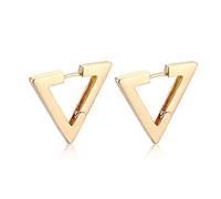 YXWYXWA Jewelry for Women Women Silver Earrings, Gold Copper Geometric Hoop Earring for Women Girls Big Geometric Earrings Fashion Punk Brincos Jewelry Gifts for Girlfriend, Wife, Sister, Daughter,