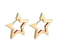 YXWYXWA Jewelry for Women Women Silver Earrings, Gold Copper Geometric Hoop Earring for Women Girls Big Geometric Earrings Fashion Punk Brincos Jewelry Gifts for Girlfriend, Wife, Sister, Daughter,