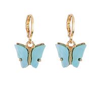 YXWYXWA Jewelry for Women Women Silver Earrings, Korean Elegant Cute Butterfly Stud Earrings for Women Girls Simeple Lovely Boucle d'oreille Gifts Gifts for Girlfriend, Wife, Sister, Daughter, Mother