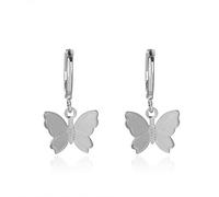 YXWYXWA Jewelry for Women Women Silver Earrings, Korean Elegant Cute Butterfly Stud Earrings for Women Girls Simeple Lovely Boucle d'oreille Gifts Gifts for Girlfriend, Wife, Sister, Daughter, Mother