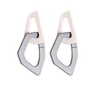 YXWYXWA Jewelry for Women Women Silver Earrings, Minimalist Irregular Acrylic Drop Earrings Coloful Exaggerated Abstract Jewelry Bijoux for Women Wedding Gift Gifts for Girlfriend, Wife, Sister,