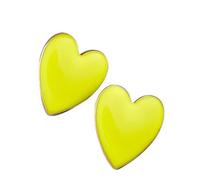 YXWYXWA jewelry for women Women Silver Earrings, Romantic Cute Heart Acrylic Enamel Women Drop Earrings Tassel Ins Female Party Birthday Friend Jewelry Brincos Gift Gifts For Girlfriend, Wife, Sister,
