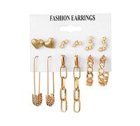 YXWYXWA Jewelry Women Silver Earrings, Fashion Resin Geometric Drop Earrings Set for Women Oversize Crystal Twist Circle Earring Tassel Butterfly Earrings Jewelry s for Girlfriend, Wife, Sister,
