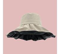 YXWYXWA Large-Brimmed Sun-Shading Hat Spring and Summer Travel to Cover The Face Fisherman Hat Foldable Sun Hat