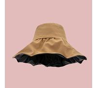 YXWYXWA Large-Brimmed Sun-Shading Hat Spring and Summer Travel to Cover The Face Fisherman Hat Foldable Sun Hat
