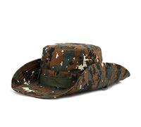 YXWYXWA Male Spring and Summer Fisherman Hat Outdoor Big Brim Sun Hat Mountaineering Fishing Hat Men's Sunscreen Sun Hat