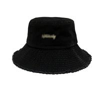 YXWYXWA Men and Women Letter Embroidery Wild Big Eaves Fisherman Hat Retro Sun Hat Basin Hat