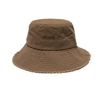 YXWYXWA Men and Women Letter Embroidery Wild Big Eaves Fisherman Hat Retro Sun Hat Basin Hat