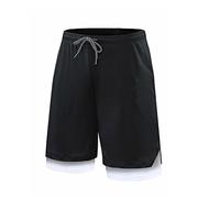 YXWYXWA Men Sport Running Shorts 2 in 1 Compress Jogging Fitness Racing Shorts Training Track Athletics
