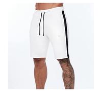 YXWYXWA Mens Cotton Sporting Running Grey Breathable Basketball Bodybuilding Sweatpants Fitness Shorts