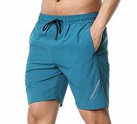 YXWYXWA Mens Running Shorts Gym Wear Fitness Workout Shorts Men Sport Short Pants Tennis Basketball Soccer