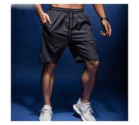 YXWYXWA Mens Running Shorts with Zipper Pockets Gym Fitness Workout Shorts Men Sport Short Tennis Basketball