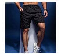 YXWYXWA Mens Running Shorts with Zipper Pockets Gym Fitness Workout Shorts Men Sport Short Tennis Basketball