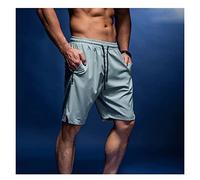 YXWYXWA Mens Running Shorts with Zipper Pockets Gym Fitness Workout Shorts Men Sport Short Tennis Basketball