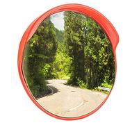 YXWYXWA Miroir de Circulation routière miroirs d'allée extérieurs pour Aveugle Miroir de sécurité incurvé avec Support de Fixation réglable pour la sécurité routière, 75 CM