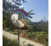 YXWYXWA Miroir de sécurité pour Angle Mort, Miroir de sécurité intérieur/extérieur, Miroir PC à Rebond élevé, Miroir d'angle pour Mur, adapté aux Intersections