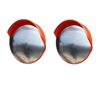 YXWYXWA Miroirs d'allée extérieurs pour Angle Mort 18 24 30 32 40 Pouces, Miroir d'angle de Garage en Acrylique pour Voir Autour des impasses